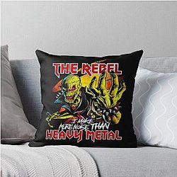 Music Iron Maiden Throw Pillow