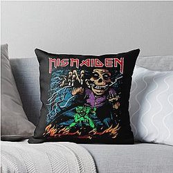 Iron Maiden Throw Pillow