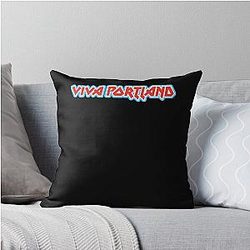 Viva Iron Maiden Throw Pillow