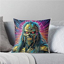 Iron Maiden Throw Pillow