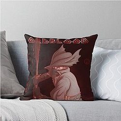 Iron Maiden Bloodborne Tribute Throw Pillow