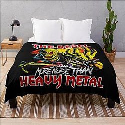 Music - Iron Maiden Throw Blanket