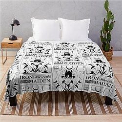 The Iron Maiden Torture Device Oversized Throw Blanket