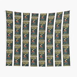 Fear of the Dark Retro Horror Comic Style Iron Maiden Inspired Artwork Tapestry