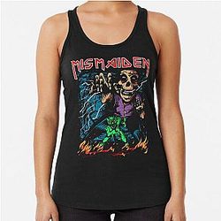 Music Iron Maiden Racerback Tank Top