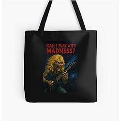Eddie Iron Maiden Space Madness All Over Print Tote Bag