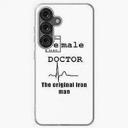 Female Doctor Iron Man Soft Case for Samsung Galaxy