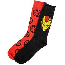 Iron Man Icons Crew Socks Box Set 2