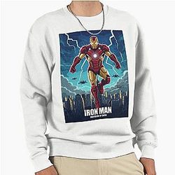 Iron Man Pullover Sweatshirt