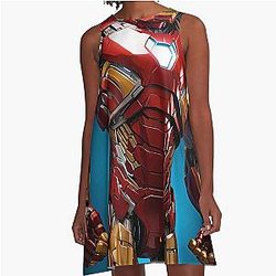 Iron Man Animated Series A-Line Dress