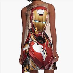 Iron Man Animated Series A-Line Dress