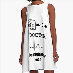 Female Doctor Who Iron Man A-Line Dress.