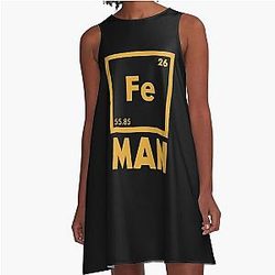 Iron Man Science A Line Dress