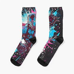 Original Art the Iron Man Trash Polka Socks