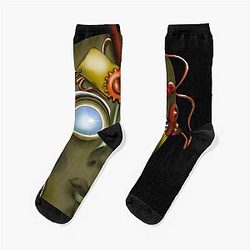 Steampunk Iron Man Socks