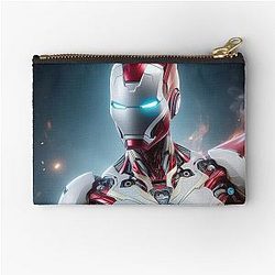 Ultra Female Iron Man Armor Zipper Pouch