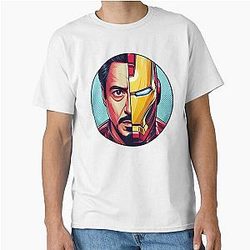 Man and Iron Man Classic T-Shirt