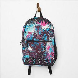 Original art The Iron Man Trash Polka Backpack