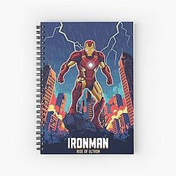 Iron Man Spiral Notebook