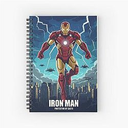 Iron Man Spiral Notebook