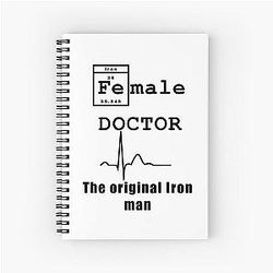 Female Doctor Ironman Notebook