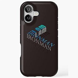 Iron Man isometric logo iPhone tough case