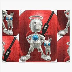 The Protector Iron Man with his cat Jigsaw Puzzle