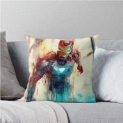 Iron Man Throw Pillow