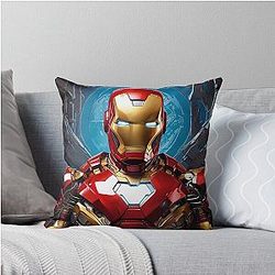Iron Man Animated Series Throw Pillow
