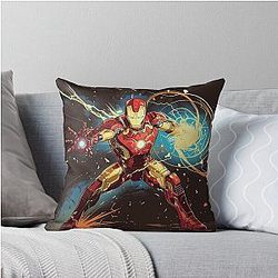 Iron Man Throw Pillow