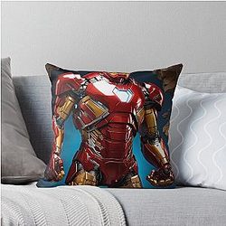 Iron Man the Animated Series Throw Pillow