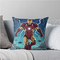 Iron Man Throw Pillow