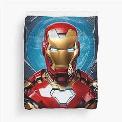 Iron Man the Animated Series Duvet Cover