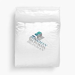 I am Iron Man Isometric Logo Duvet Cover