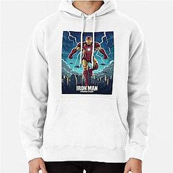 Iron Man Poster Pullover Hoodie