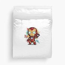 Cute Iron Man Duvet Cover