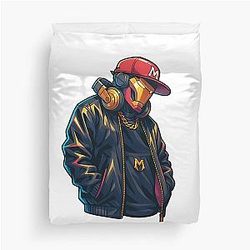 Iron Man Hood Style Remix Duvet Cover