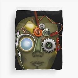Steampunk Iron Man Duvet