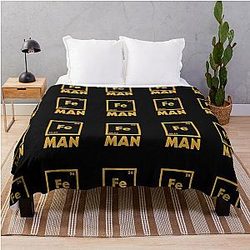 Iron Man Science Throw Blanket