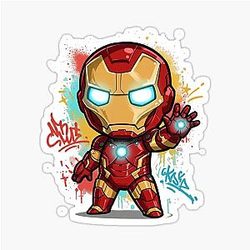 Cute Iron Man Sticker
