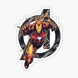 Avengers Iron Man Sticker