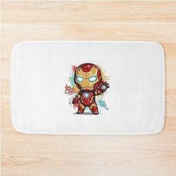 Cute Ironman Bath Mat