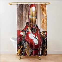 Iron Man Animated Series Shower Curtain