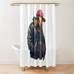 Iron Man Hood Style Shower Curtain