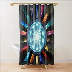 Iron Man Tattoo Shower Curtain