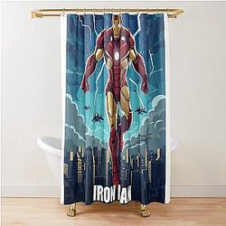 Iron Man Shower Curtain