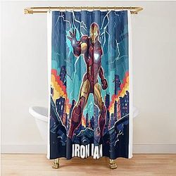 Iron Man Shower Curtain