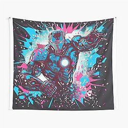 Original art Iron Man Trash Polka Tapestry