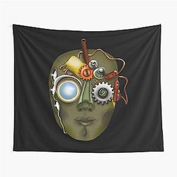 Steampunk Iron Man Tapestry