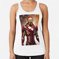 Iron Man the Animated Series Racerback Tank Top